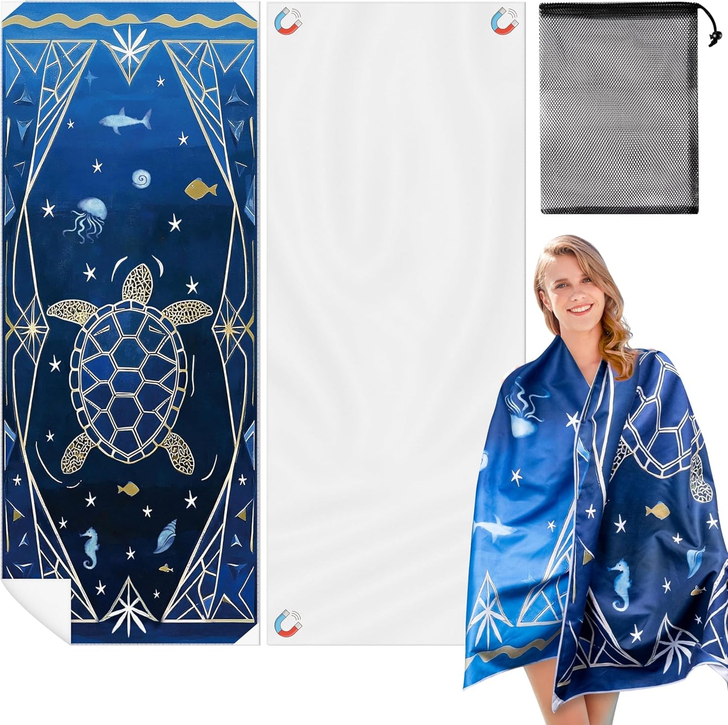 magnetic beach towels